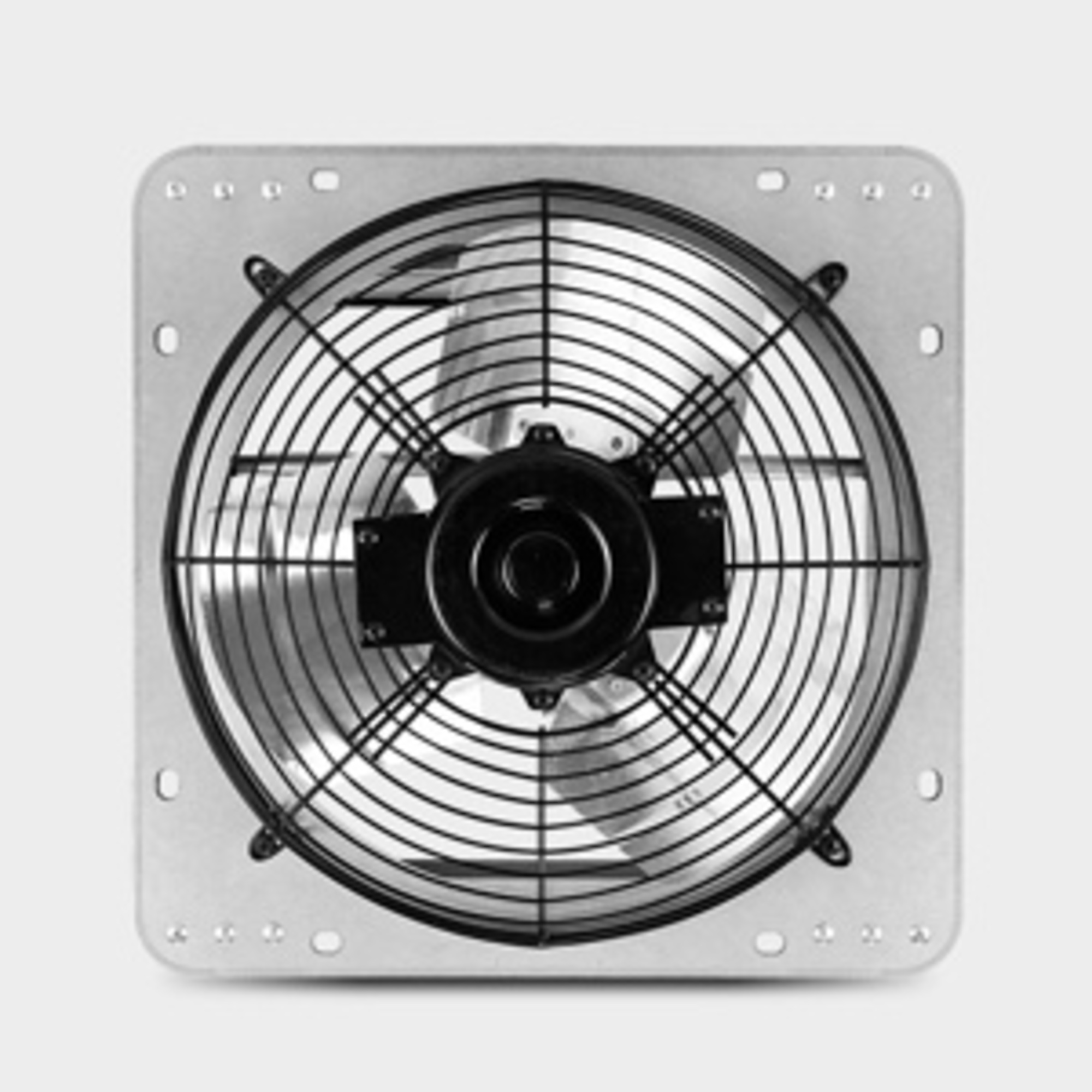 EdenDirect Variable Speed Electric Roof Louver Exhaust Fan — 12in., Gable Mount, Aluminum, Silver, Model# NTE-EHAUST12